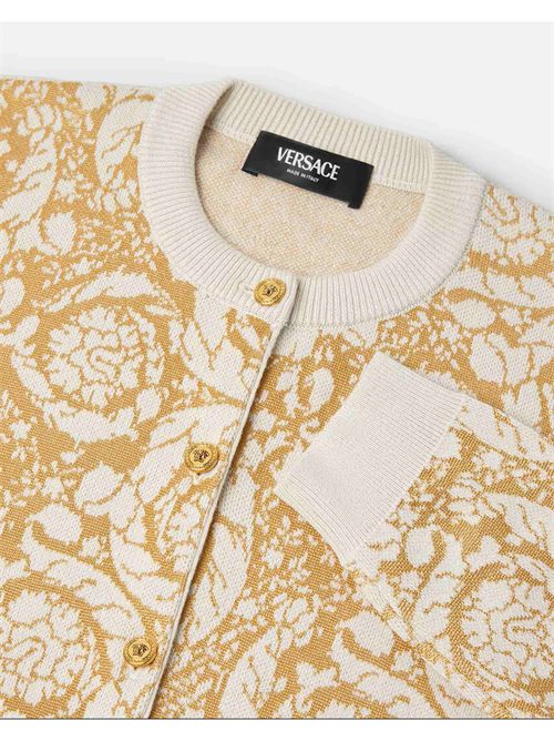 Cardigan, unisex, logato. VERSACE | 1020895 1A111352WX90